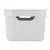 Storage basket with lid Rotho DECO 5L white