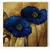 A Picture on canvas Styler ST674 BLUE POPP SILVER 60X60