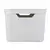 Storage basket with lid Rotho DECO 16L white