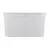 Storage basket with lid Rotho DECO 16L white
