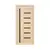 Door block Door block Fly Doors PVC LA STELLA 217 ash latte black glass 36x700x2150 mm