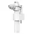 Filling mechanism for toilet bowl BRIO 751-1/2P Siamp