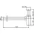 The lower part of the siphon KFA chrome