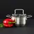 Steel pot with lid DAJAR AMBITION Hugo 18 cm
