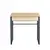 Стол компьютерный 73x50x75 см HALLDOR LIGHT WOOD BLACK LEG