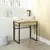 Стол компьютерный 73x50x75 см HALLDOR LIGHT WOOD BLACK LEG