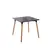 Table black 60x60x74 cm