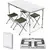 Garden furniture set folding