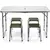 Garden furniture set folding