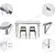 Garden furniture set folding