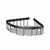 Corner shower shelf AM.PM Sense L Black Matt A7452122