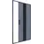 Душевая дверь раздвижная TM IVA D6C120C 120×200 см