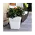 Plastic pot EDA Plastiques POT TOSCANE CARRE 32 X 32 X 32cm 22L