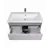 აბაზანის ტუმბო ხელსაბნით Oslo Loft 80-A gray/white SU/Cosmo 80 სმ