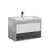 აბაზანის ტუმბო ხელსაბნით Oslo Loft 80-A gray/white SU/Cosmo 80 სმ