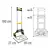 Foldable wheelbarrow Pretul DIA-100P