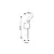 Lamp stand Rabalux Kelna 9.6W IP44 77011 4000K 200Lm