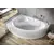 აბაზანა ასიმეტრიული CERSANIT KALIOPE 170x110 მარცხენა თეთრი