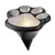 Garland Rabalux Wigry 4 0.06W 3000K 3Lm L4550 IP44 Solar black white
