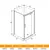 Shower corner Erlit ER10109H-C4 90x90x200 cm