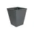 Горшок пластиковы для цветов FORM PLASTIC Rattana square 3860-014 Ø30 антрацит