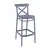 Bar seat eat dark gray Cross 106x52x45 cm