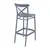 Bar seat eat dark gray Cross 106x52x45 cm