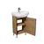აბაზანის ტუმბო ხელსაბნით Dacota Craft 50 wood Solo 50 სმ
