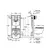 Комплект Grohe Solido 4-in-1 Rapid SL+WC Serel Sp26 Rimless+Arena Cosmopolitan flush plate