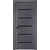 კარის ბლოკი Terminus ELIT PLUS Antracit №111 38x700x2150 mm. შუშა შავი