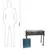 Brazier grill Dongfang 1009L 22047 66x30x62 cm