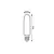 Lamp Rabalux LED E27 5W 4000K T30 h185 Filament 79005