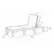 შეზლონგი მოწნილი KETER ყავისფერი 195x65x25,5