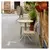 Table gray-brown Sky Pearl 74x60 cm