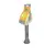 Dish scrubber with liquid reservoir Dish Daddy