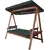 Garden wooden swing Hecht Baharu Lux Tropic Three Merbau