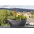 Горшок пластиковый уличный Scheurich 253/58 WA.GLOBE JARD. SCHWARZ GRANIT