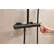 საშხაპე სისტემა შემრევით Grohe Vitalio Start System 250 Black თერმოსტატით