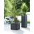 Горшок пластиковый Scheurich STONY GREY 70/240 C-CUBE HIGH