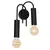 ბრა Luminex Loppe 511 2 E27 15W შავი