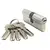 Cylinder Soller F5 70 profile key chrome