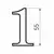 Numbers plastic Soller 141-002 №1