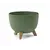 Горшок цветочный Lamela Bowl ROMA ECO wood 400 jumper 21л зеленый