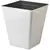 Горшок пластиковый для цветов FORM PLASTIC Sahara Dunes square 3920-011 Ø30 белый