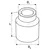 თავაკი 12 წახნაგიანი TOPMASTER 330266 1/2" 17 მმ