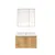 აბაზანის ავეჯი MWB light Wood 60 x 47 სმ + LED სარკე 65 x 10 x 57 სმ