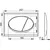 Installation system for suspended toilet Alcadrain AM101/1120 + button M70