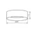ჭერის სანათი Kanlux 36509 RIFA LED 17.5W WW N2