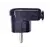 ჩანგალი Timex განათებით 16А 250V შავი Uni-Schuko
