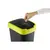 Trash can Rotho 10L TWIST yellow-black Trash can Rotho 10L TWIST yellow-black